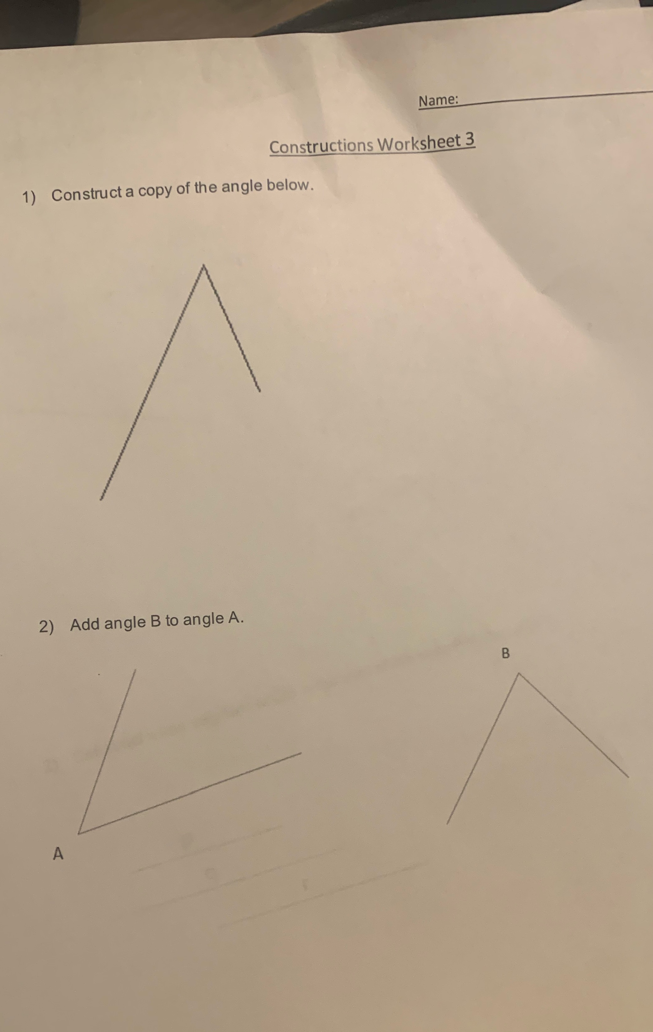 Copy a Line SegmentAdd Line