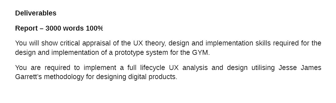 Deliverables Report - 3000 words 100% You will