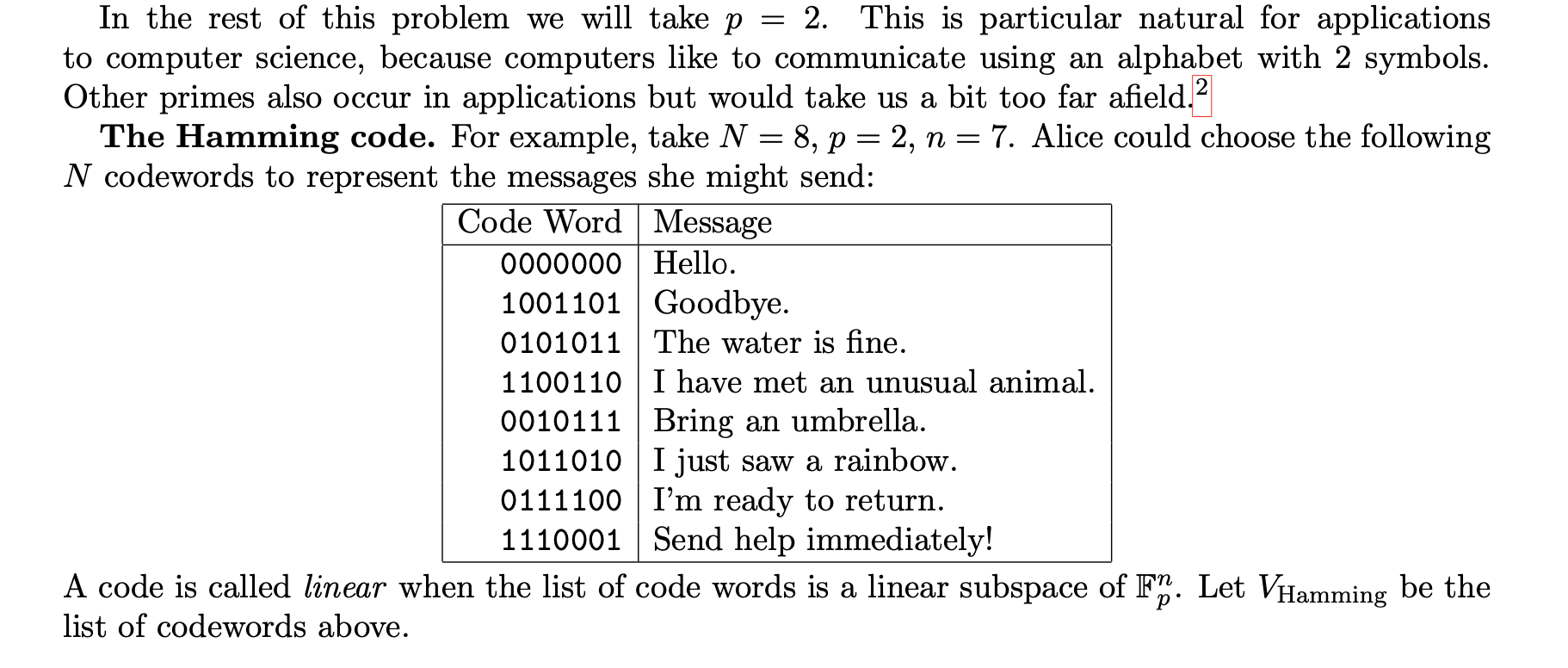 In the rest of this problem we will take p = 2.