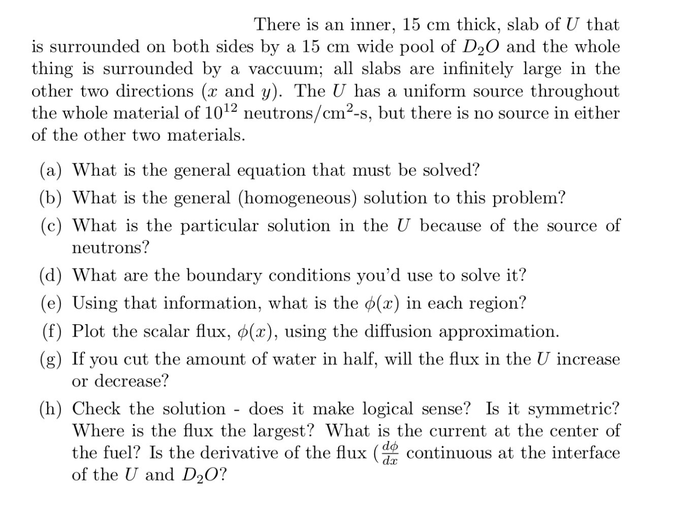 There is an inner, 15 cm thick, slab of U that is