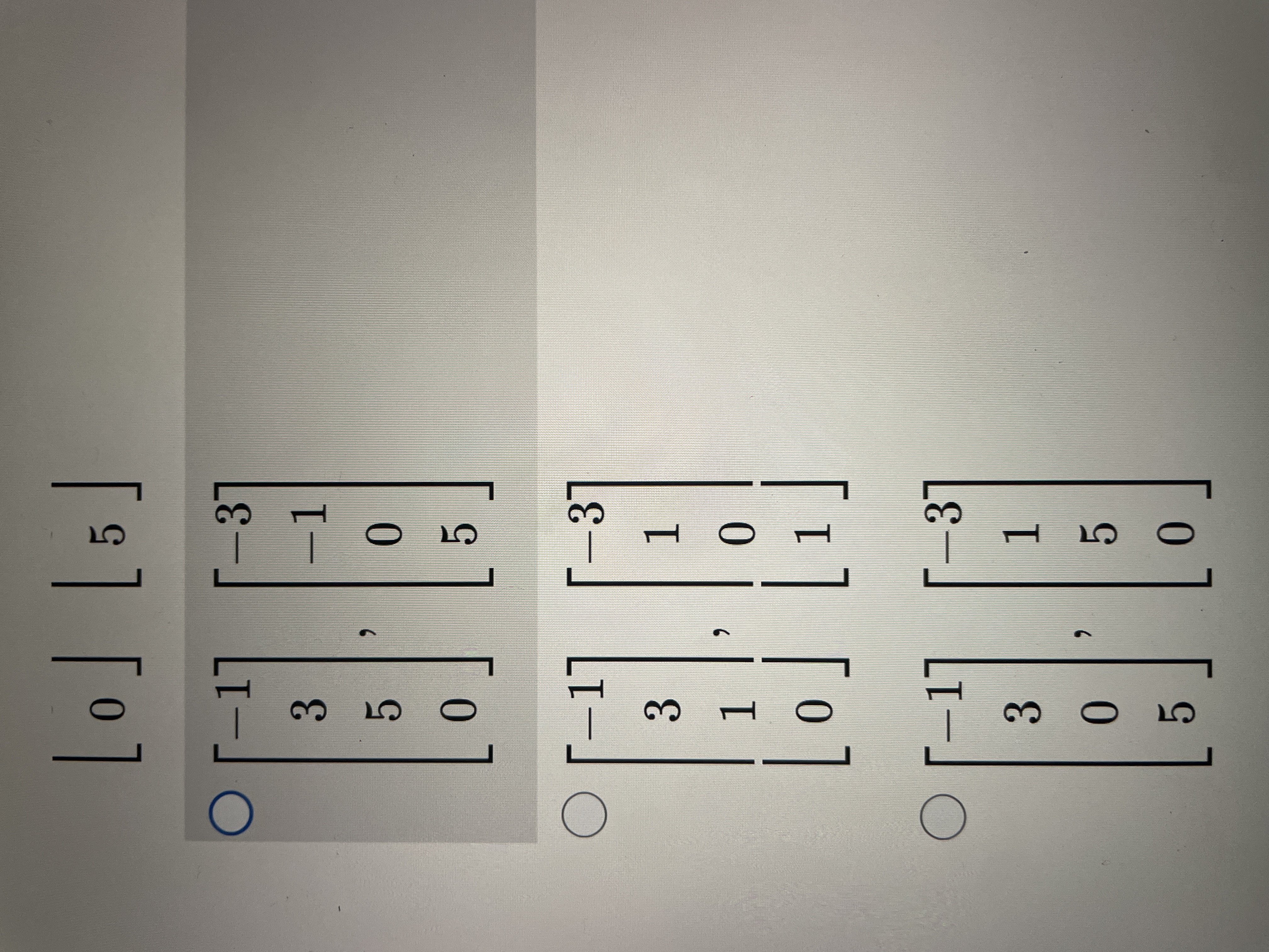 Find a basis for the kernel of the matrix A. 1 2