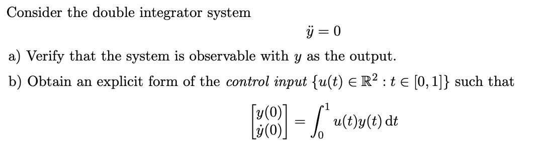 How do I approach this? Consider the double