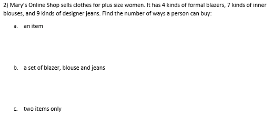 Please answer this and show your solutions on