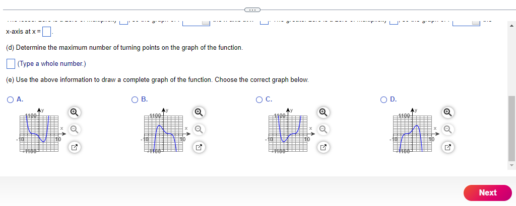 Analyze the polynomial function f(x) = - 2(x +
