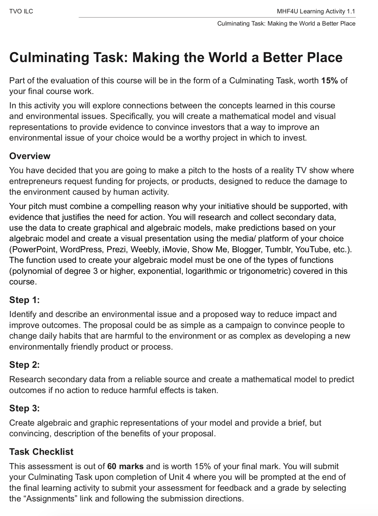 Hey. I need help with this culminating