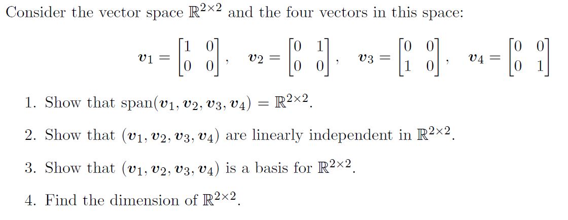Linear algebra question (attached in the photo).