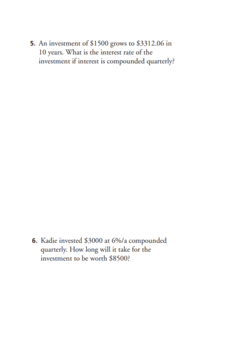 Chapter 8 Review 3. Determine the future value of