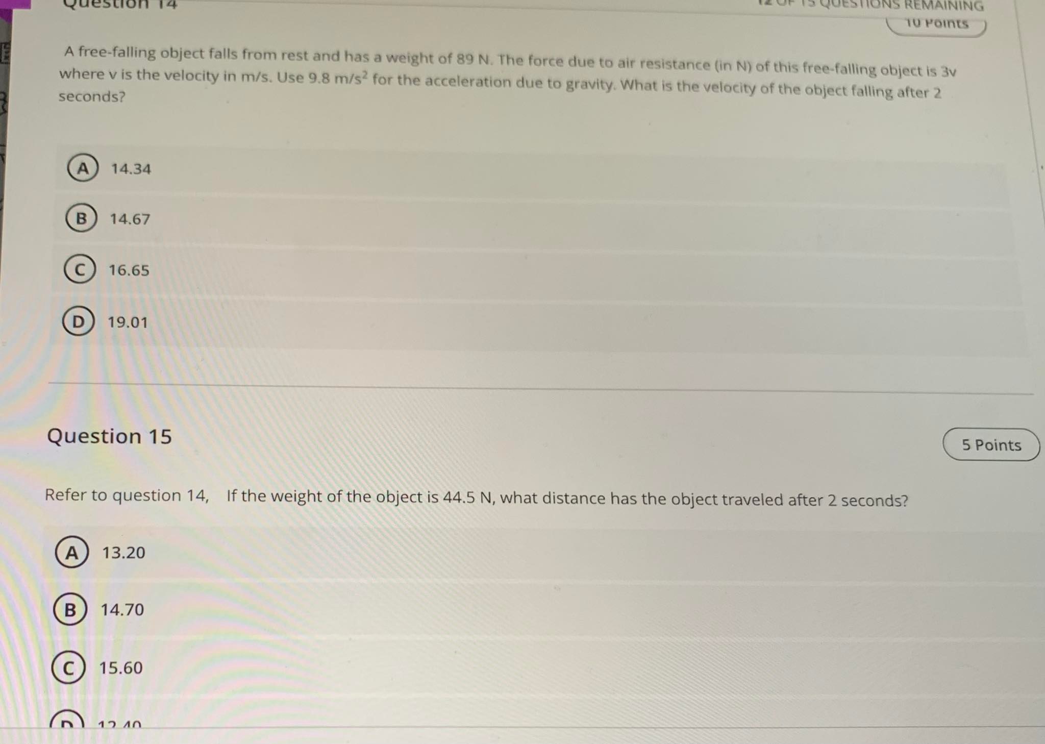 ASAP PLS AND SHOW SOLUTION ONS REMAINING 10