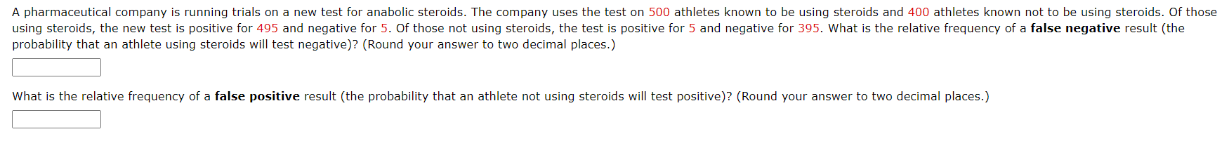 Calculate the relative frequency P(E) using the