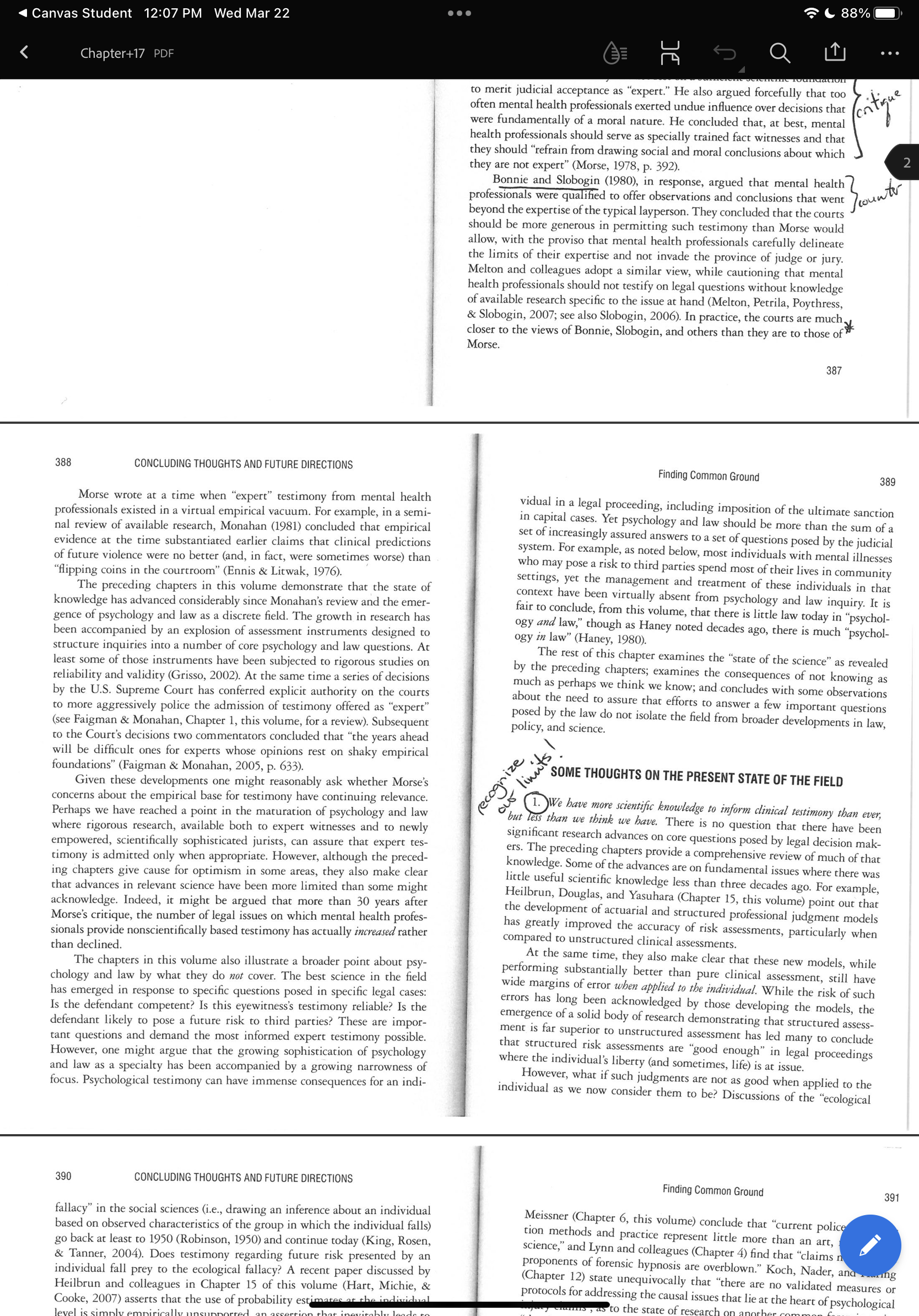 (88% Canvas Student 12:08 PM Wed Mar 22 LTJ