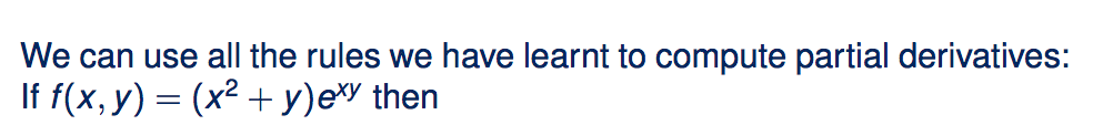 We can use all the rules we have learnt to