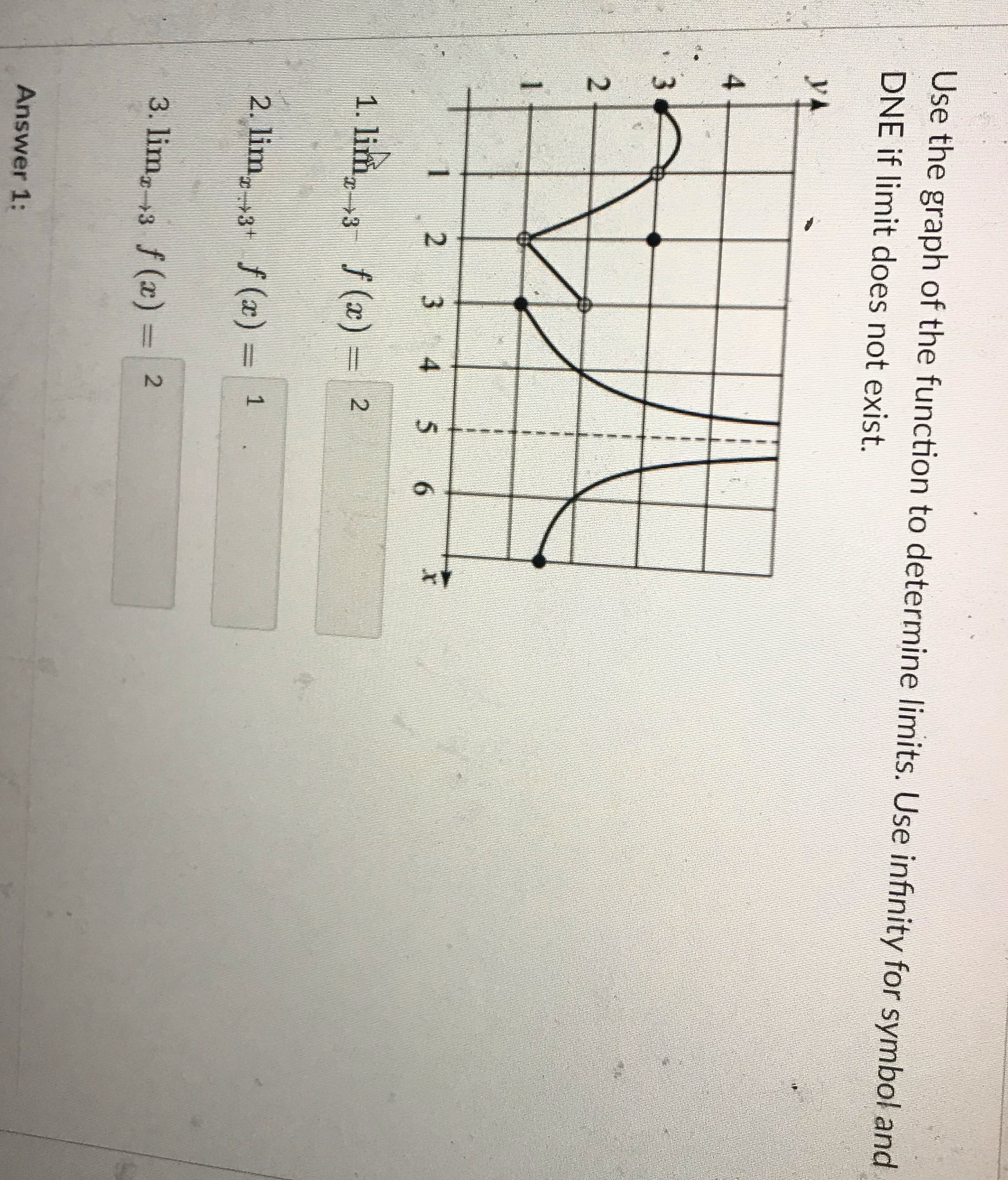 Please help me Use the graph of the function to