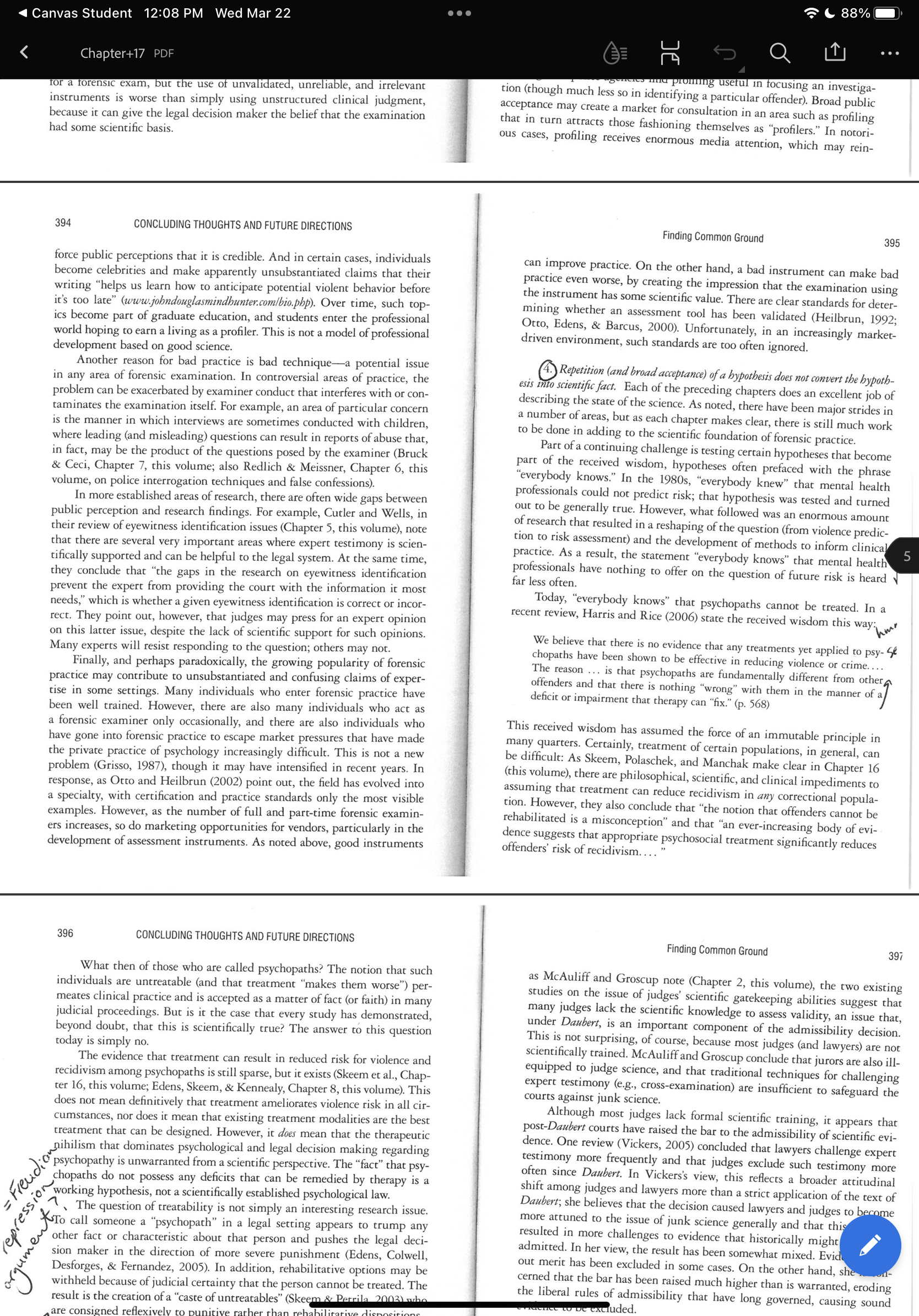 (88% Canvas Student 12:08 PM Wed Mar 22 LTJ