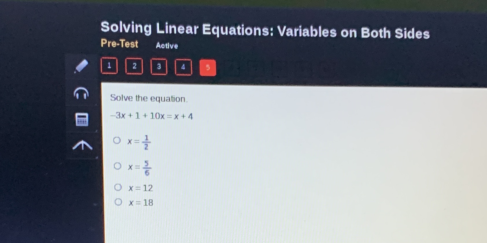 Solving Linear Equations: Variables on Both Sides