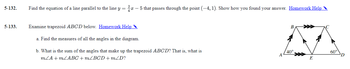 Solve for the missing side lengths and angles in