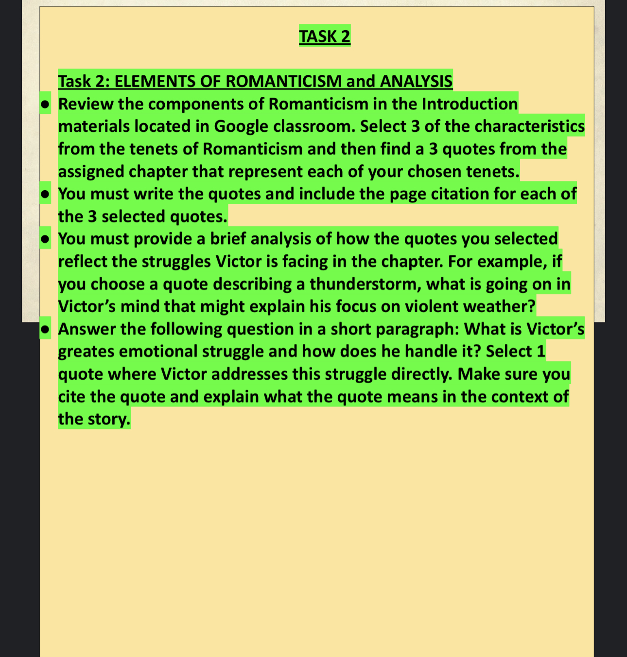 Frankinstein by By Mary Wollstonecraft Shelley