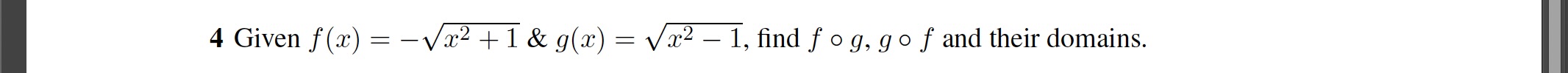 6 Find the expression of the inverse of the