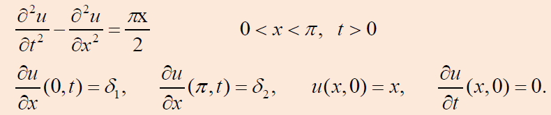 Solve the following PDE using Laplace transform