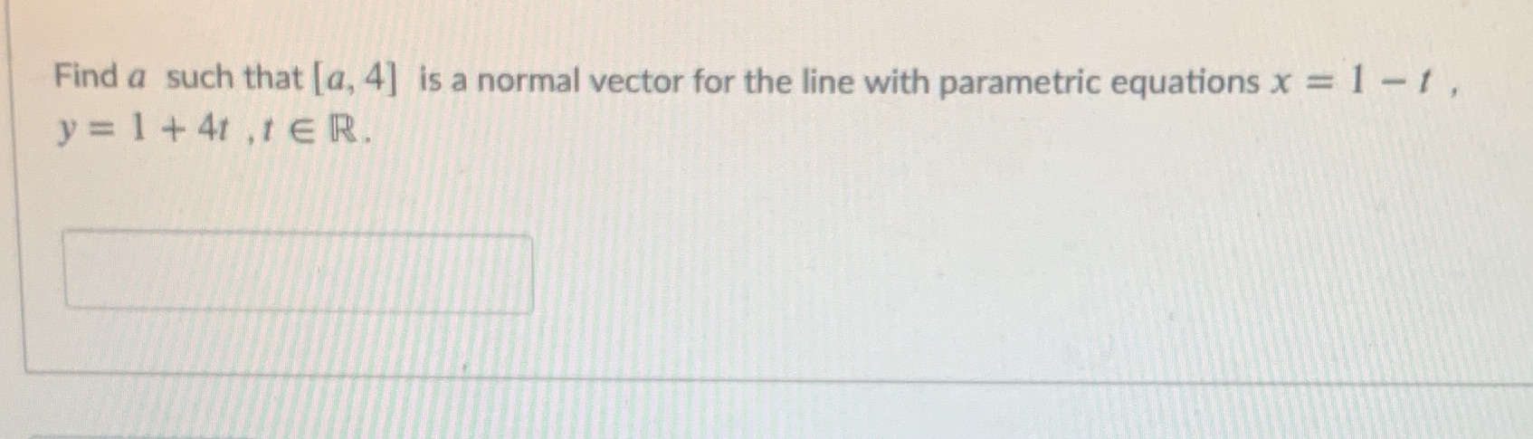 How to do this Find a such that [a, 4] is a