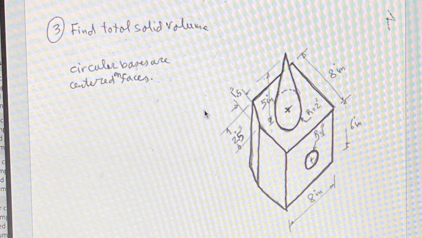 Find the Area and Surface Area Also 3 / Find