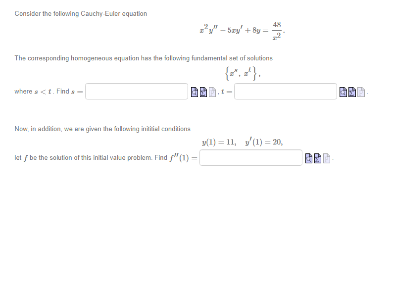 Consider the following Cauchy-Euler equation xyll