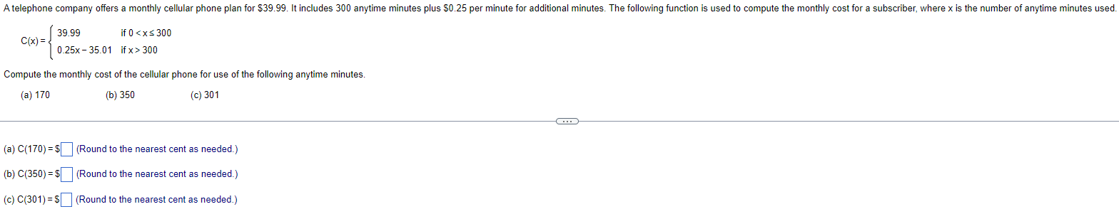Find the following for the function f(x) = 3x" +