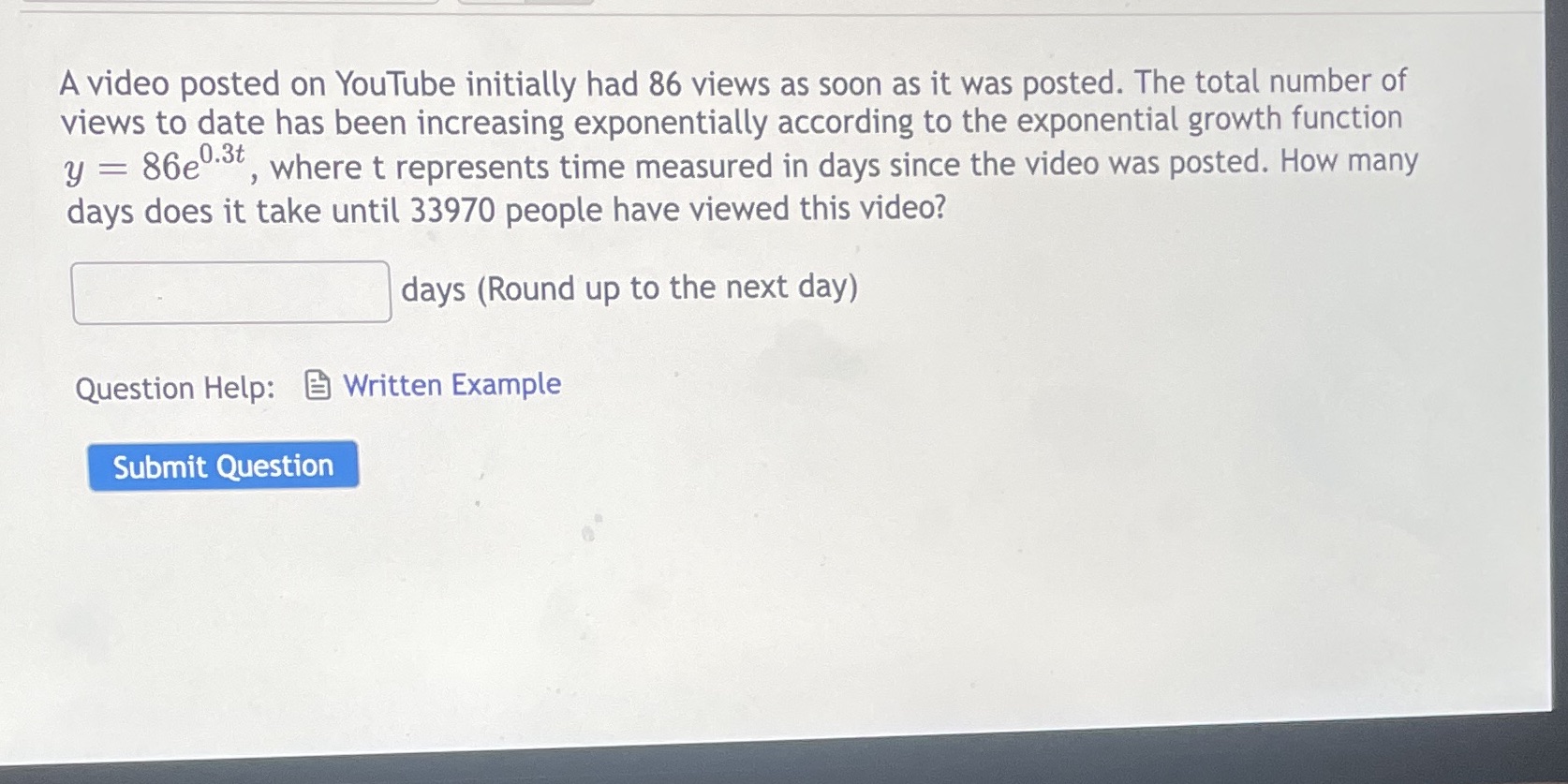 A video posted on YouTube initially had 86 views