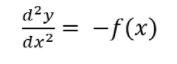 Using a finite element method, solve the equation
