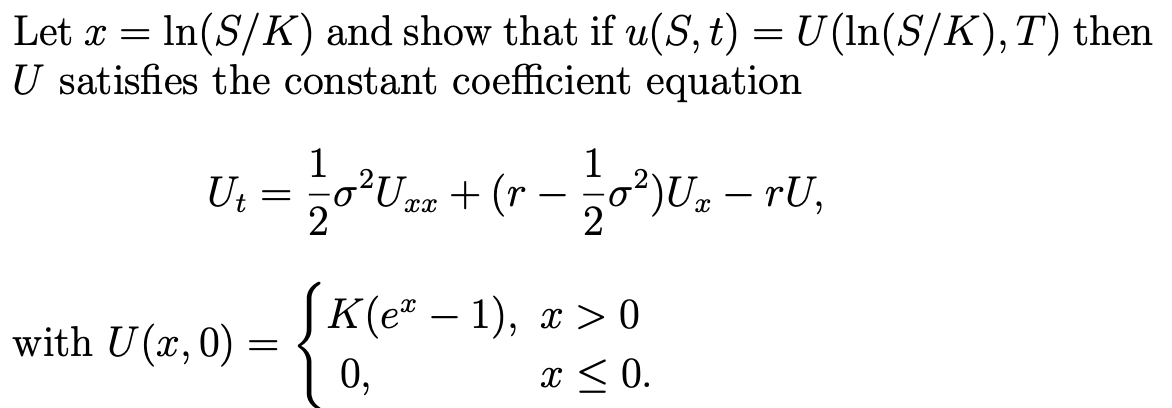 Hi, could you please help me solve Let x =