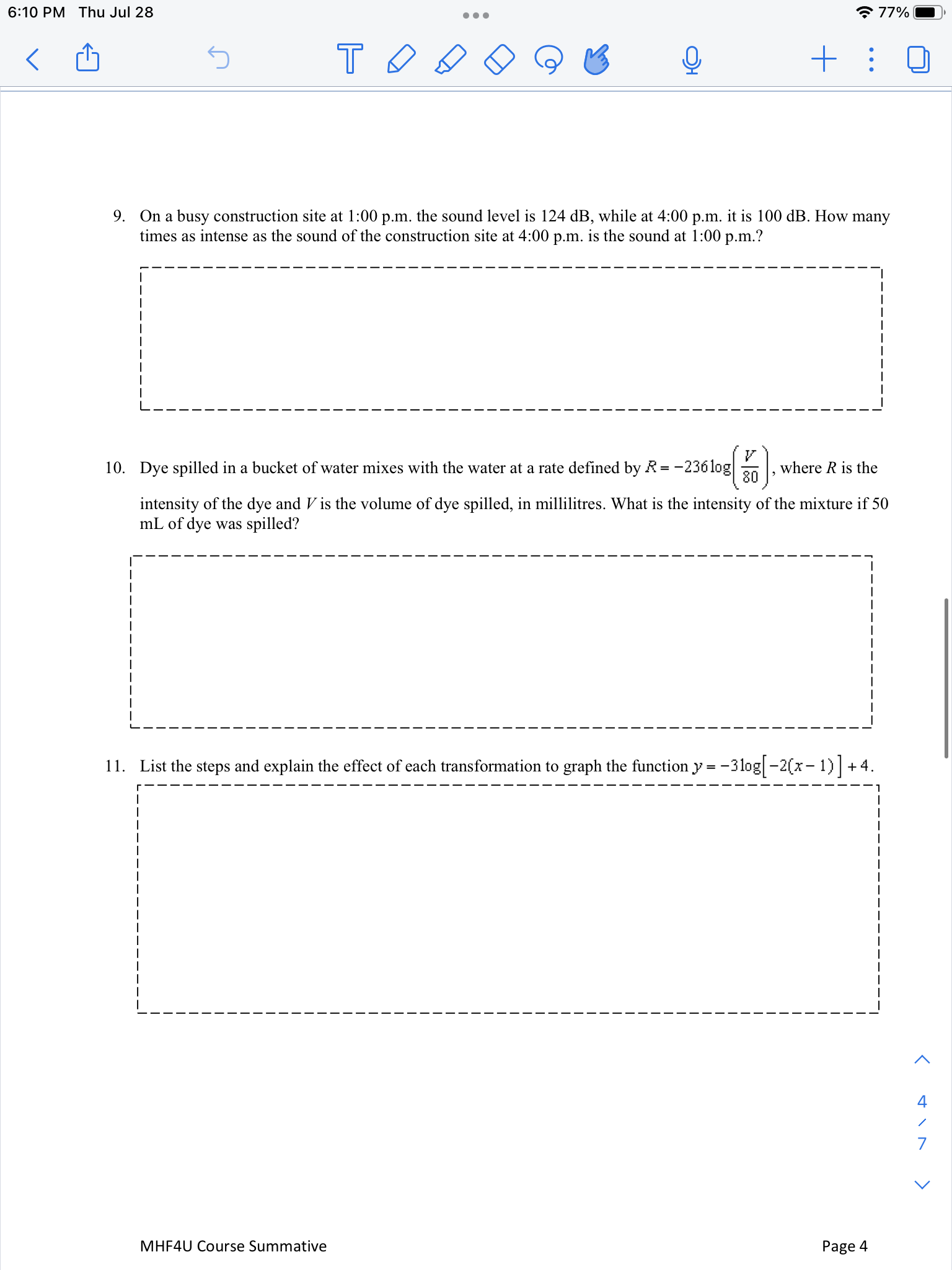6:10 PM Thu Jul 28 . . . 77% O 5 O + 14. The