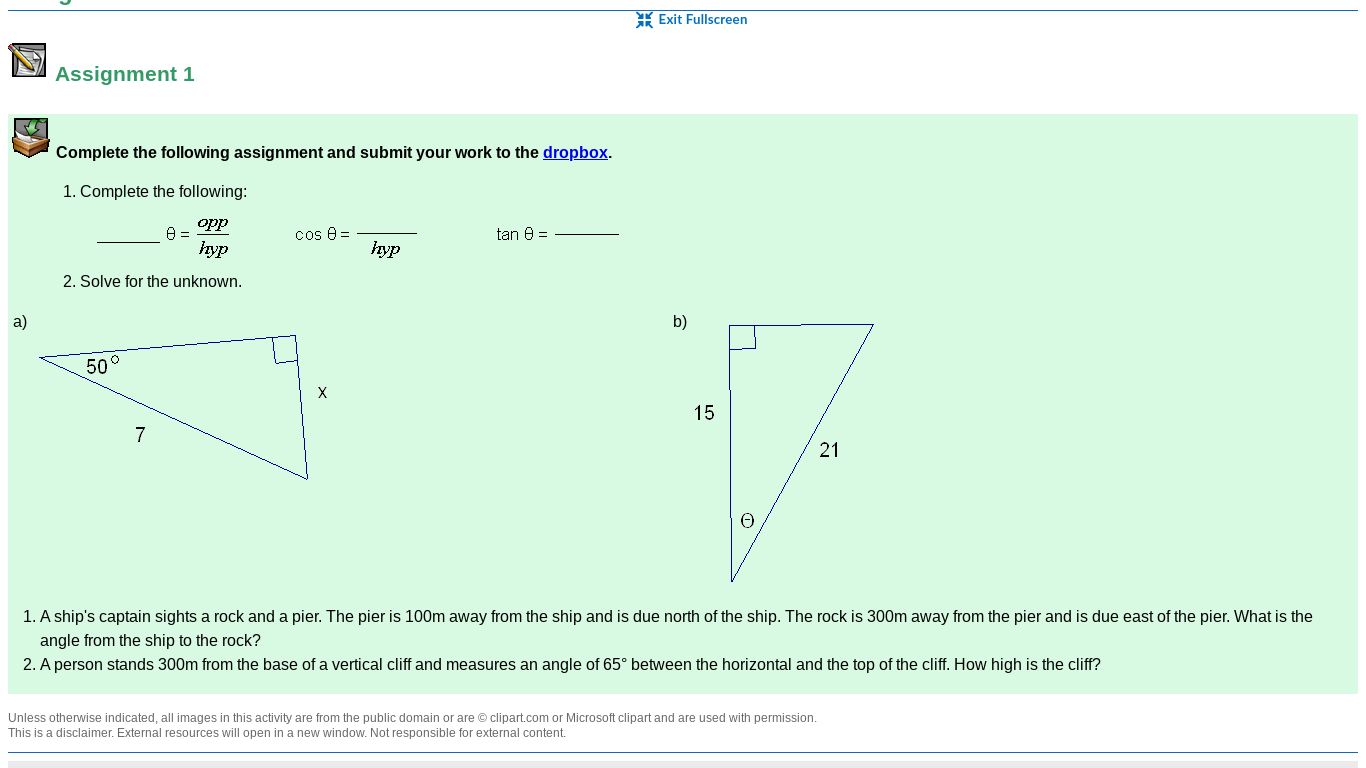 #1a) should be solved with sine b) should be