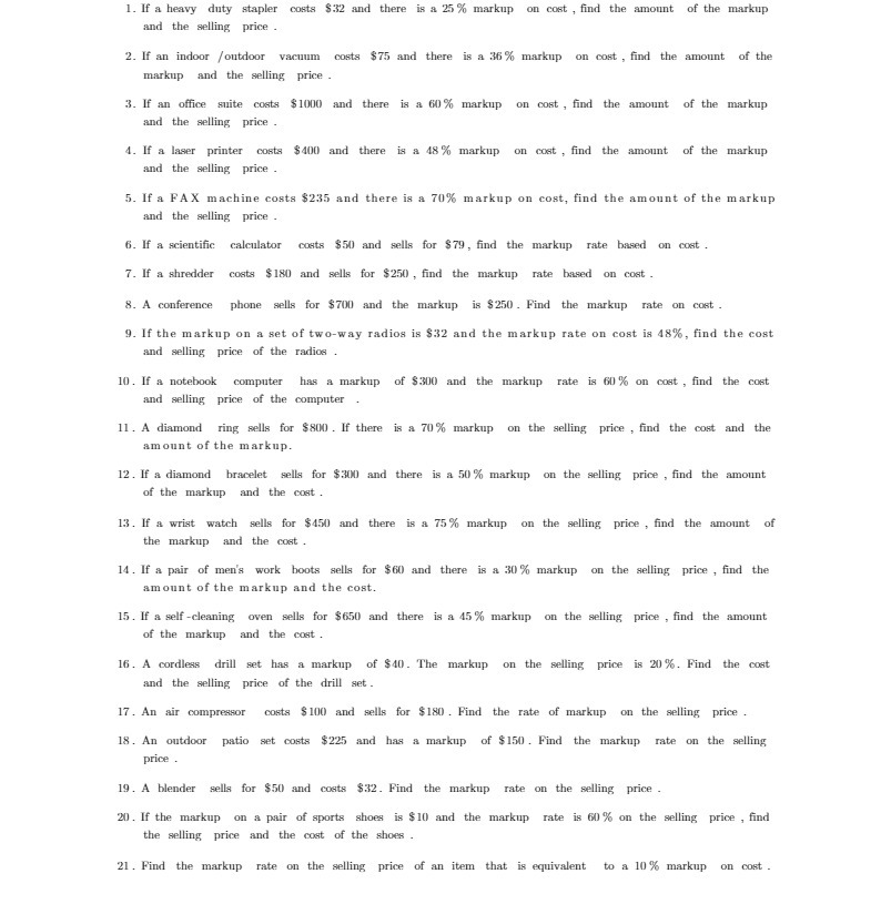 1. If a heavy duty stapler costs $32 and there is