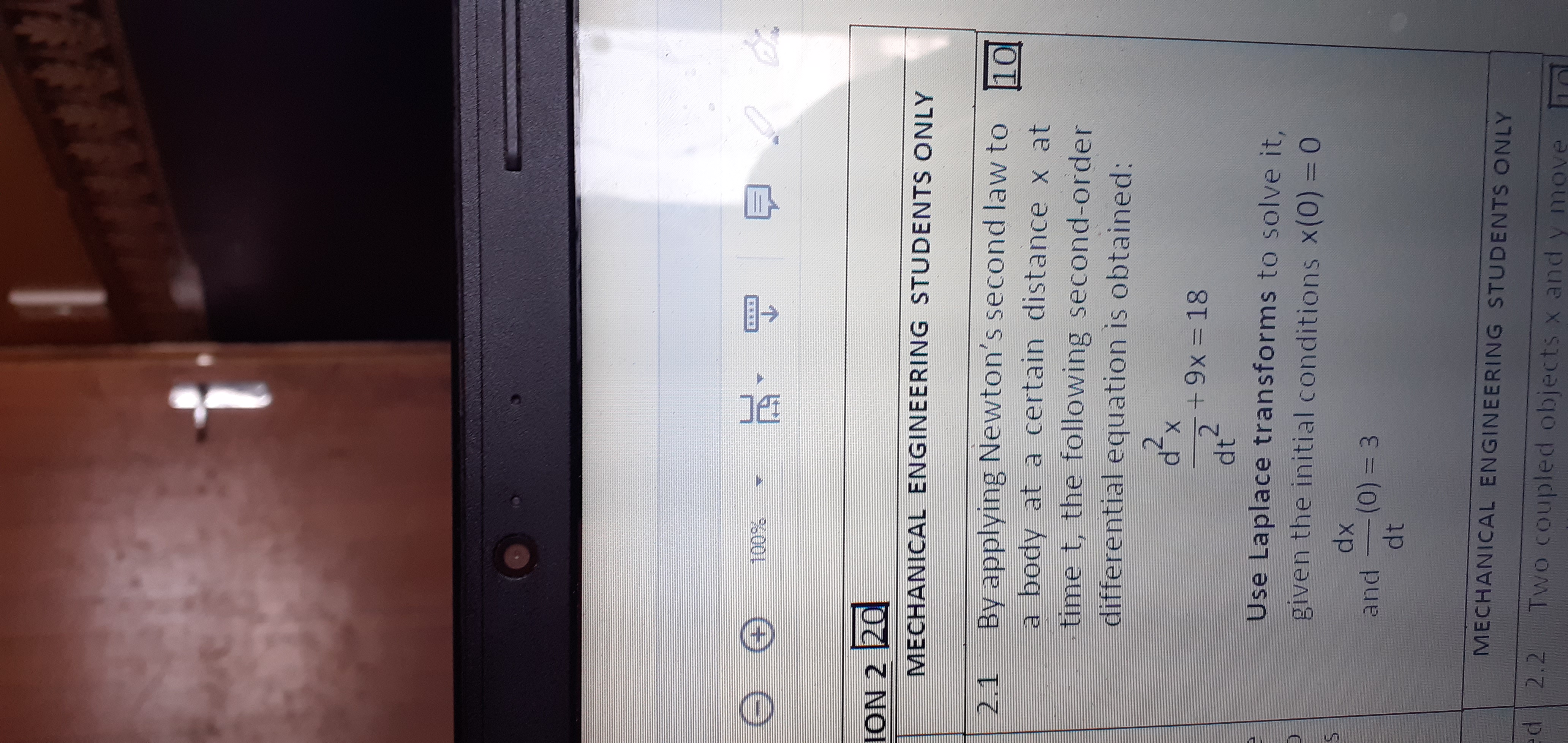 100% Y ION 2 20 MECHANICAL ENGINEERING STUDENTS