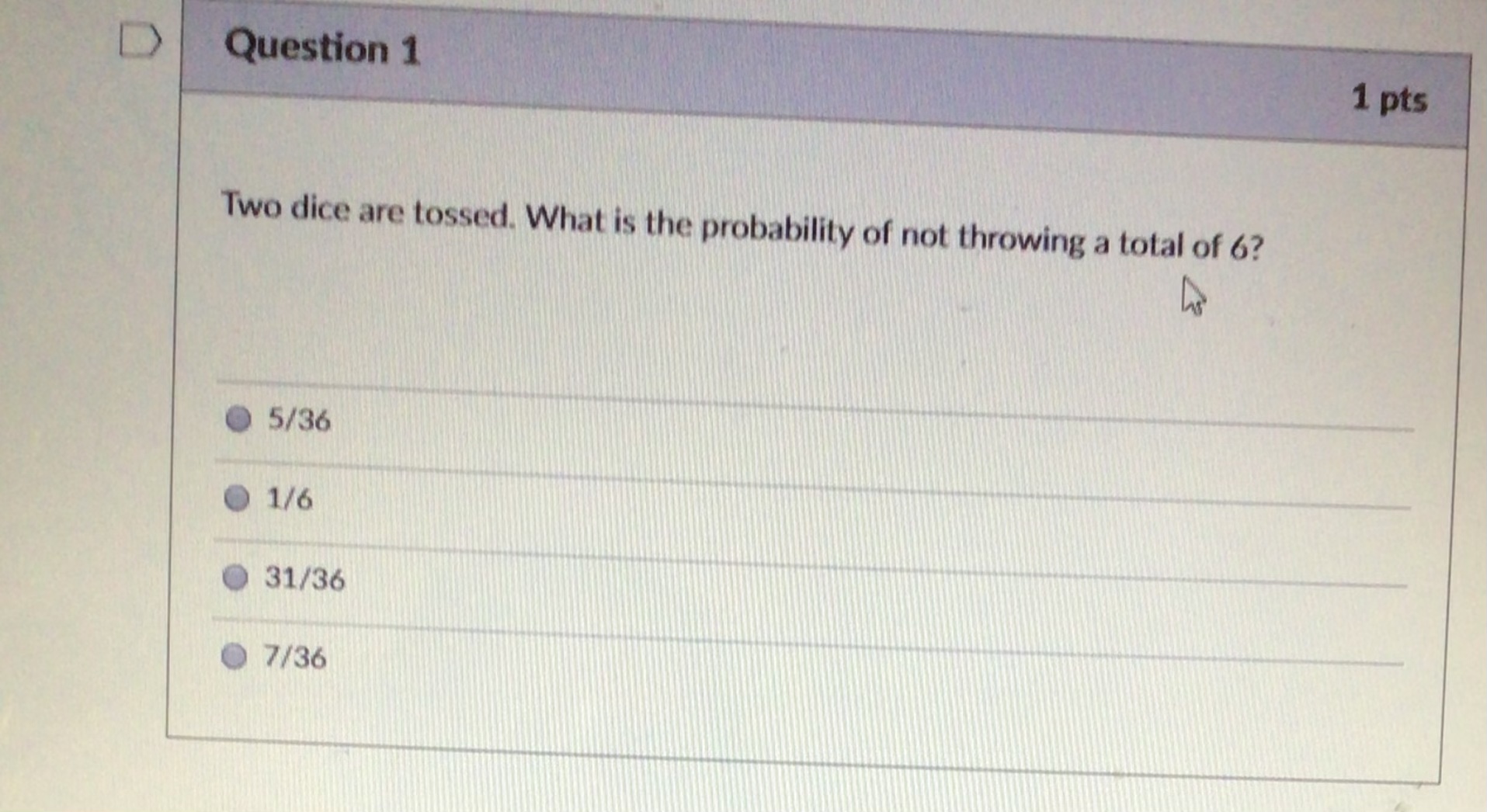 D Question 3 For two events, P(A)=) and P(B)-}