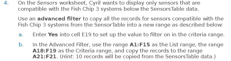 4. On the Sensors worksheet, Cyril wants to