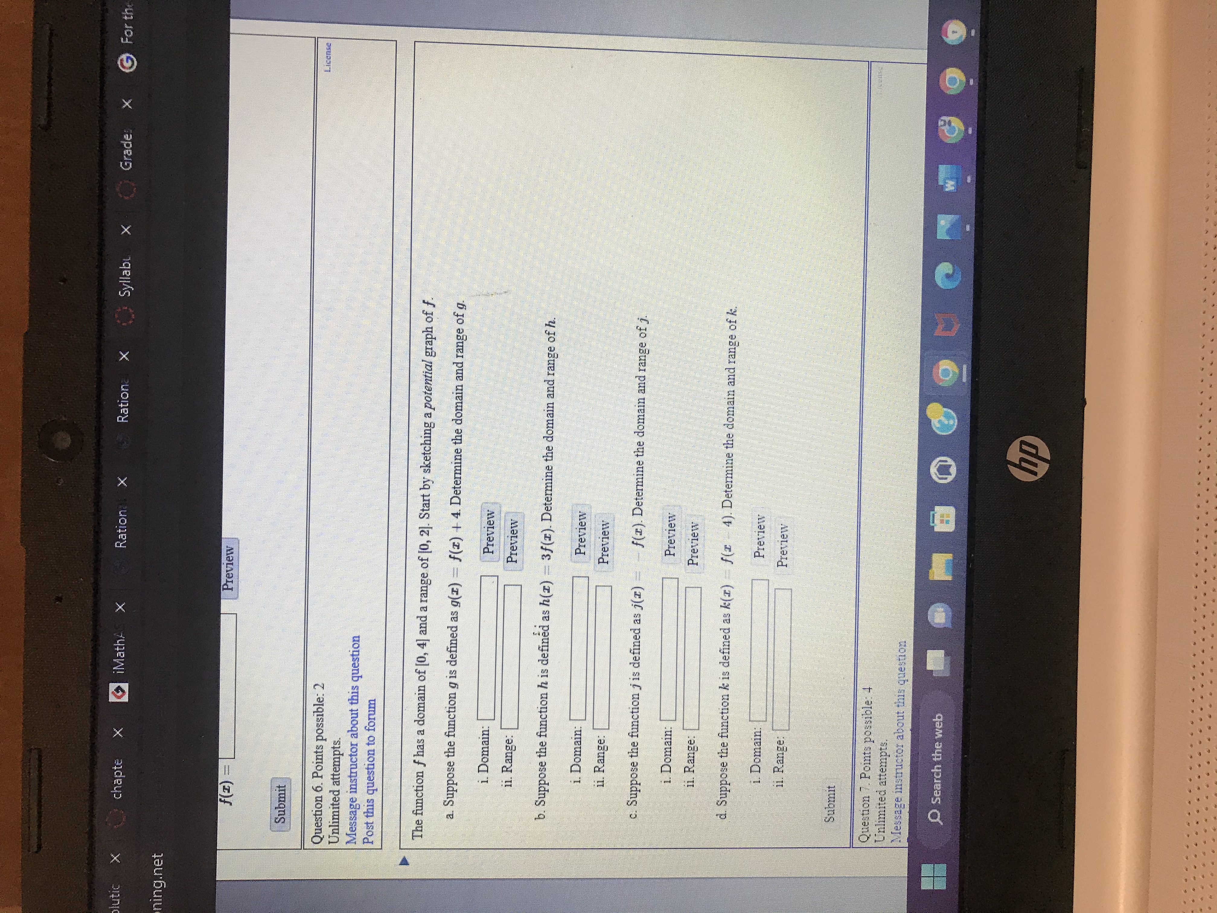 X chapte X iMath X Ration X Ration. X () Syllabi