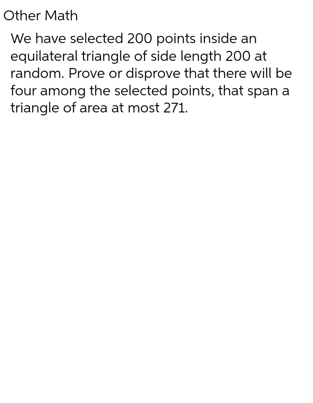 please slove step by step Other Math We have