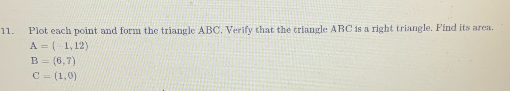 Help please 11. Plot each point and form the
