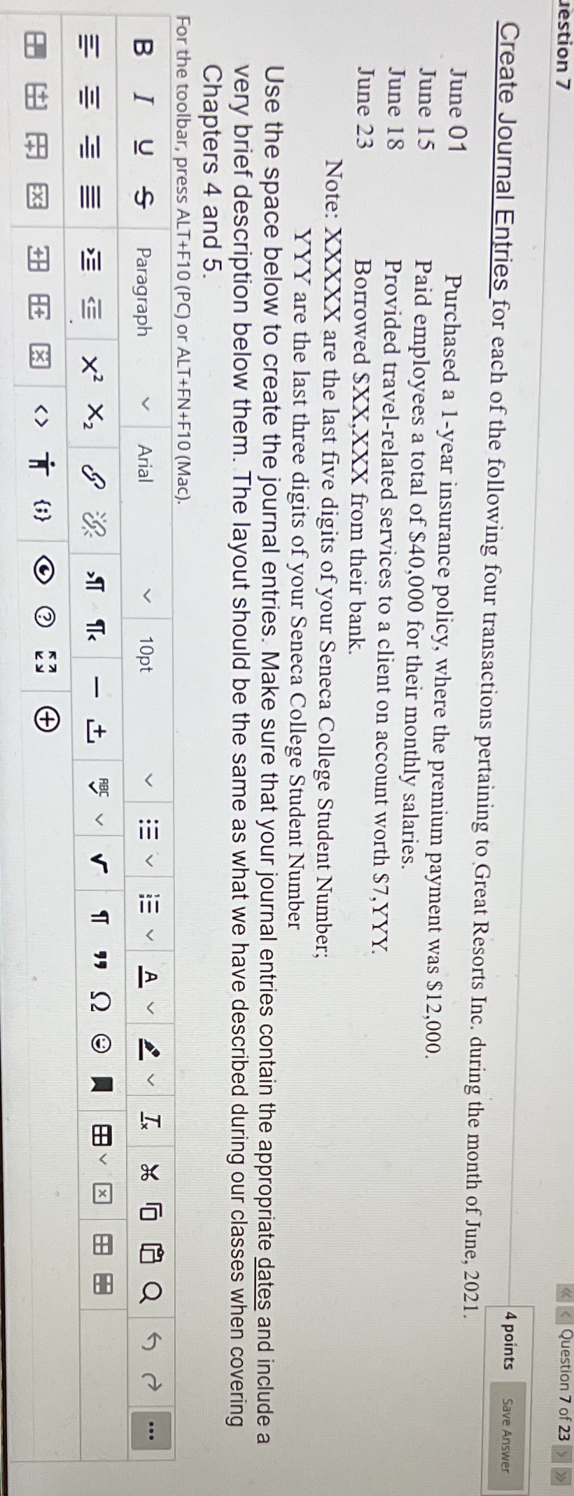 Question 7 of 23  style=