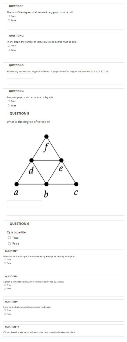 Hi expert please answer these discrete math