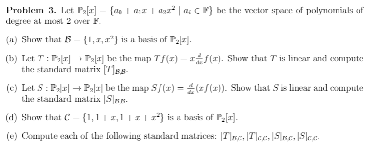 Thank you for helping! Problem 3. Let Por] - {ao