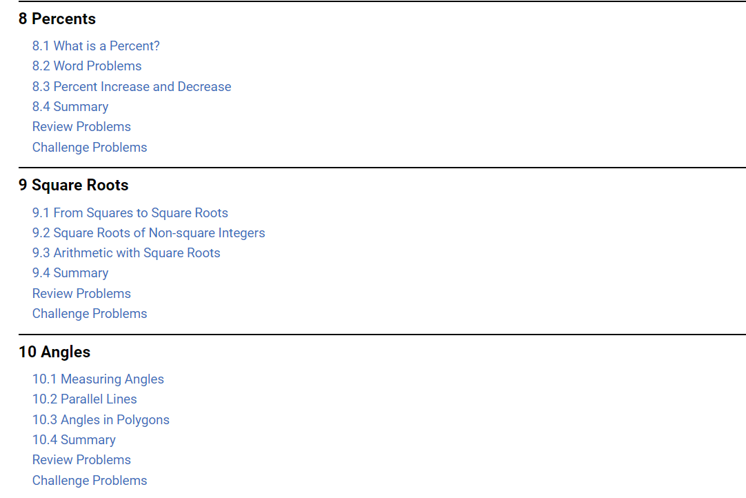 Need a math 10 week study plan for below 6