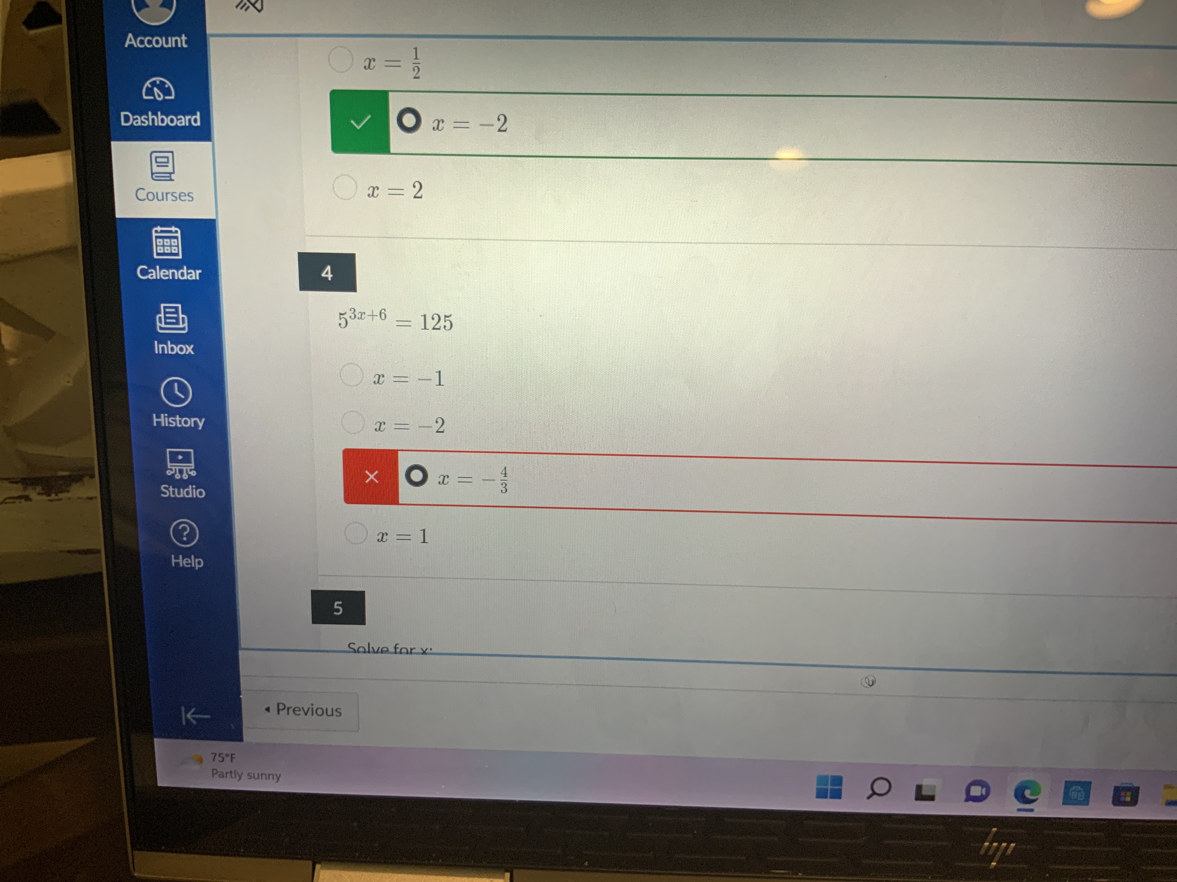 Account Dashboard Ox = -2 9 Ox = 2 Courses