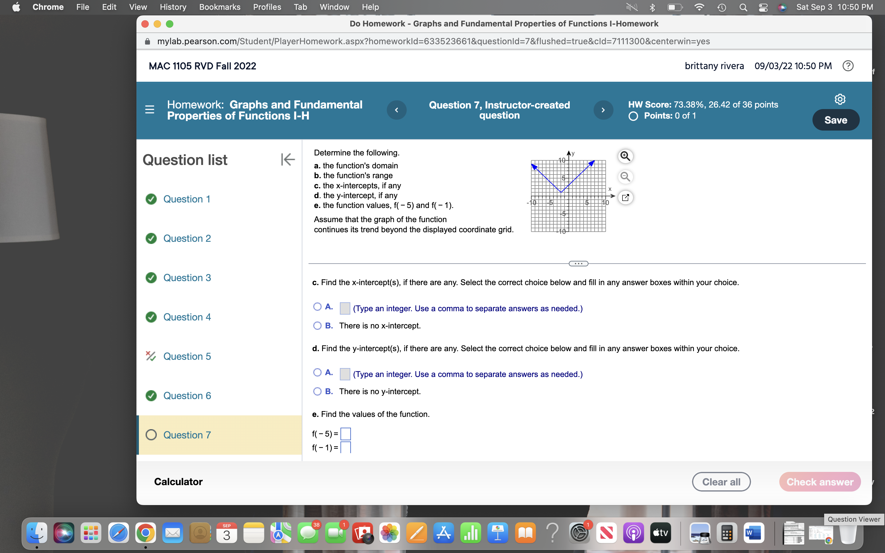 Chrome File Edit View History Bookmarks Profiles