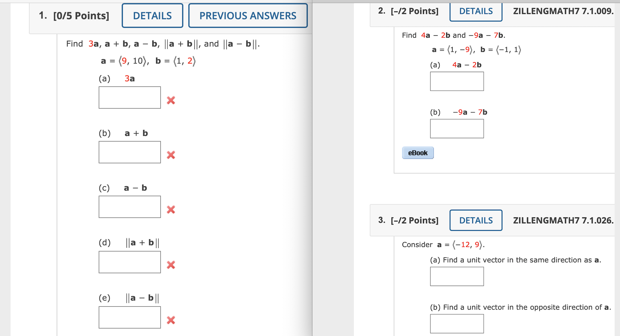 I need it asap 1. [0/5 Points] DETAILS PREVIOUS