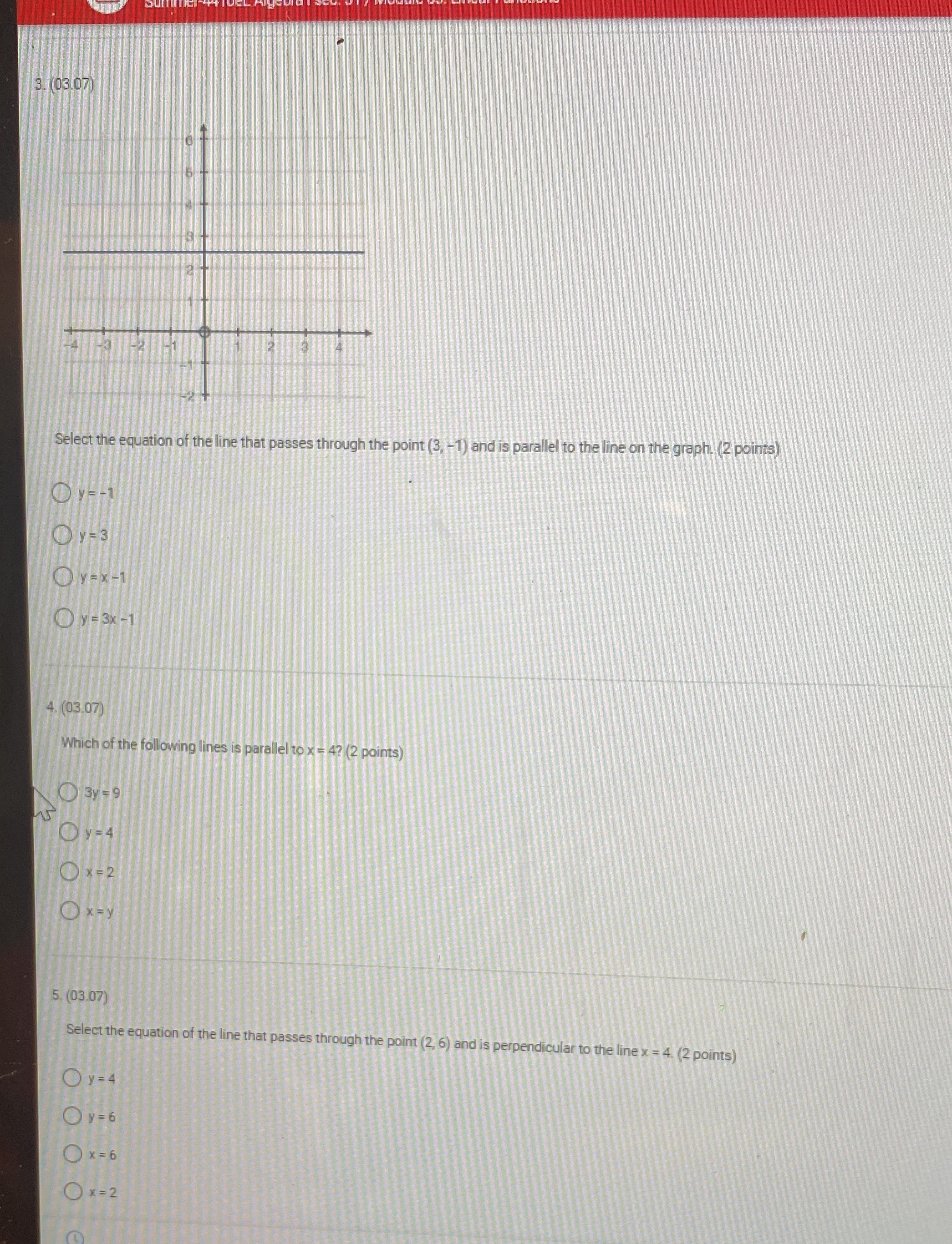 Please solve all 3 Horizontal and vertical lines