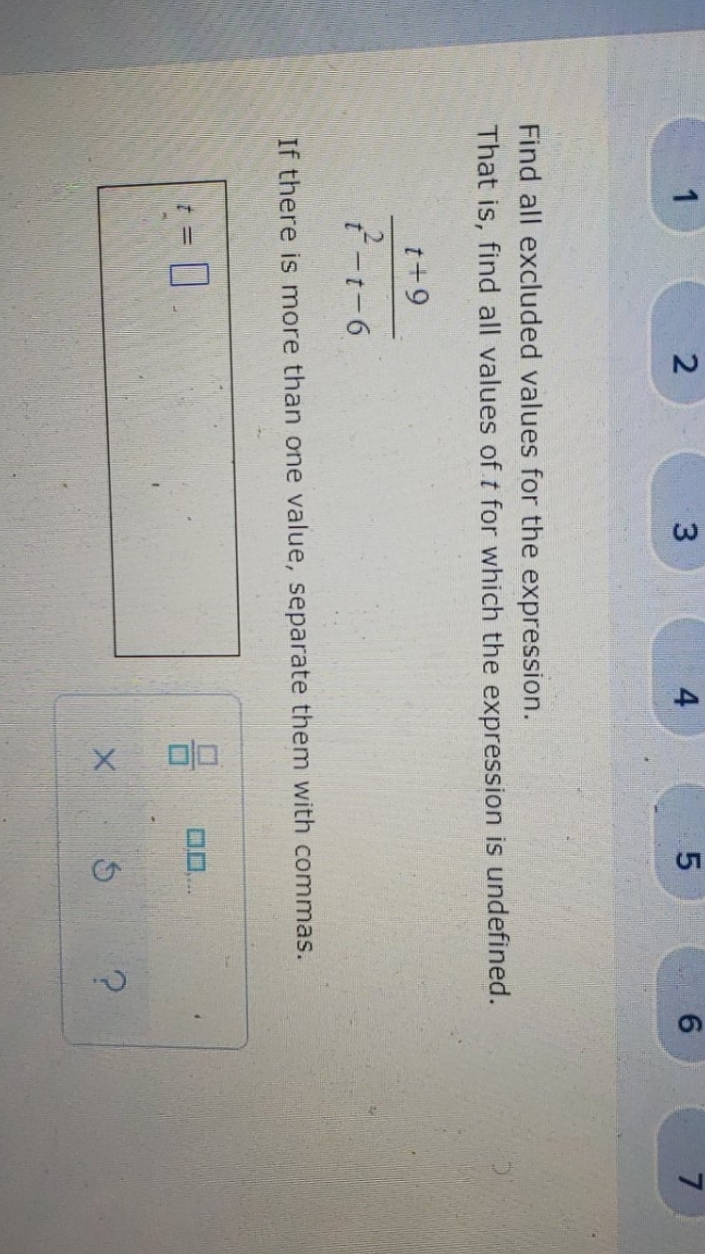 please help LO m N Find all excluded values for