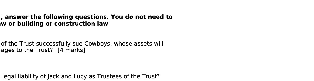 , answer the following questions. You do not need