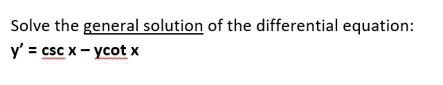 DIFFERENTIAL EQUATION Instructions: If no answer