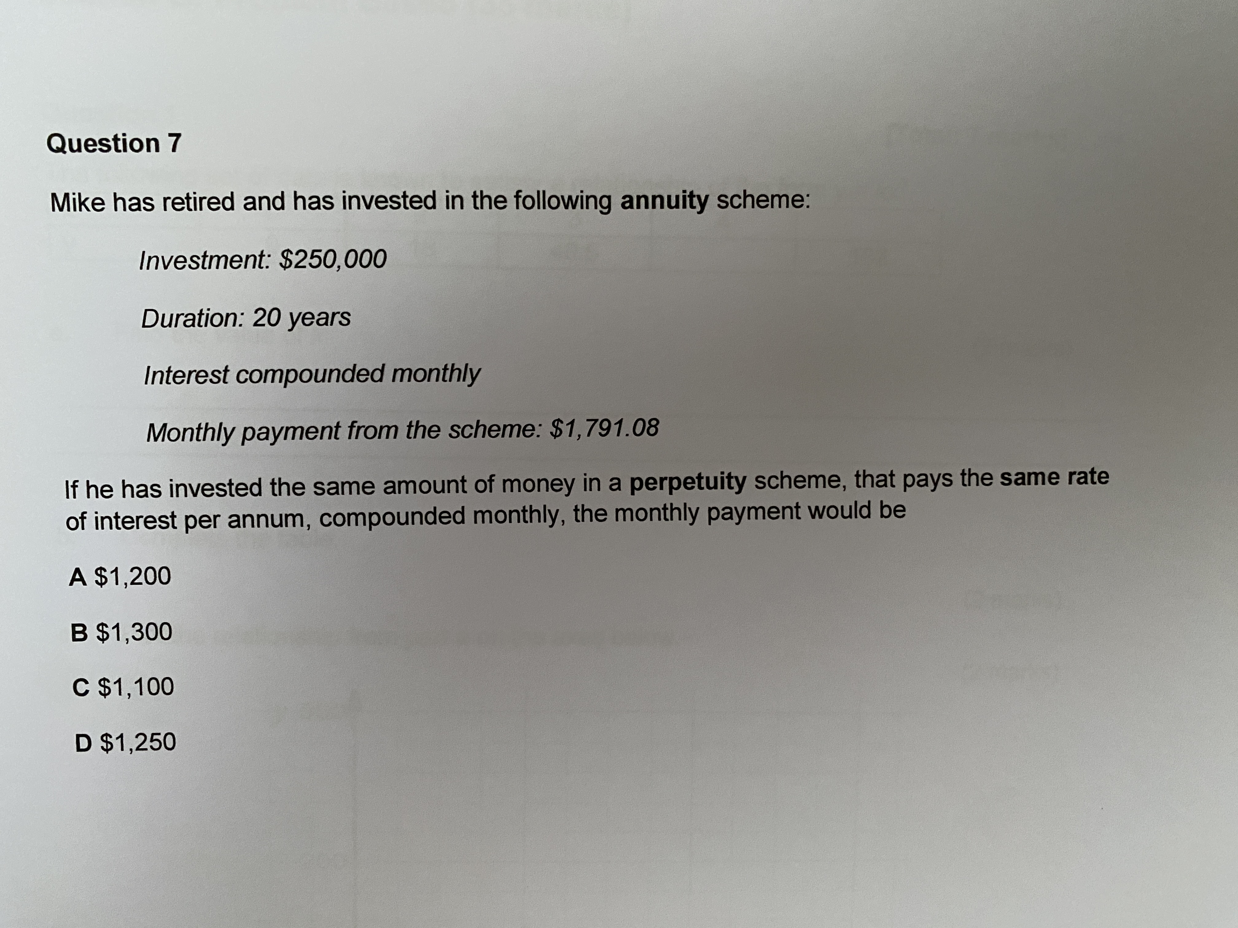 Question 4 The linearised graph of y against x is